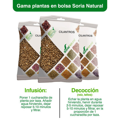 Soria Natural Cilantros Bolsa, Blanco, 60 Ml