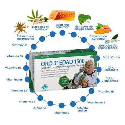 JALEA REAL TERCERA EDAD ORO 20 AMPOLLAS