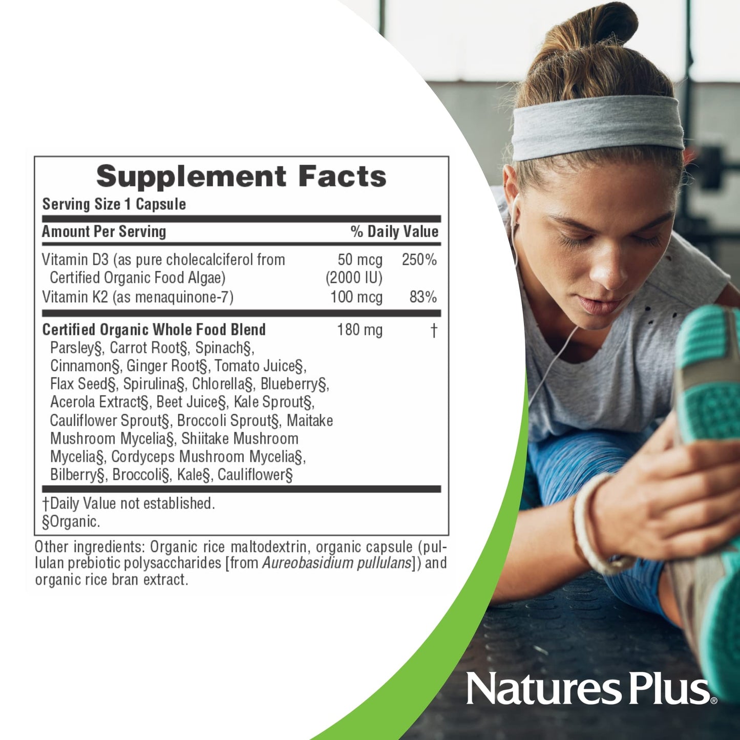 GARDEN VITAMINA D3 & K2 60 caps.