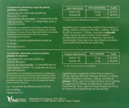 KALMIUM 60 COMP, 1 gramo, 1