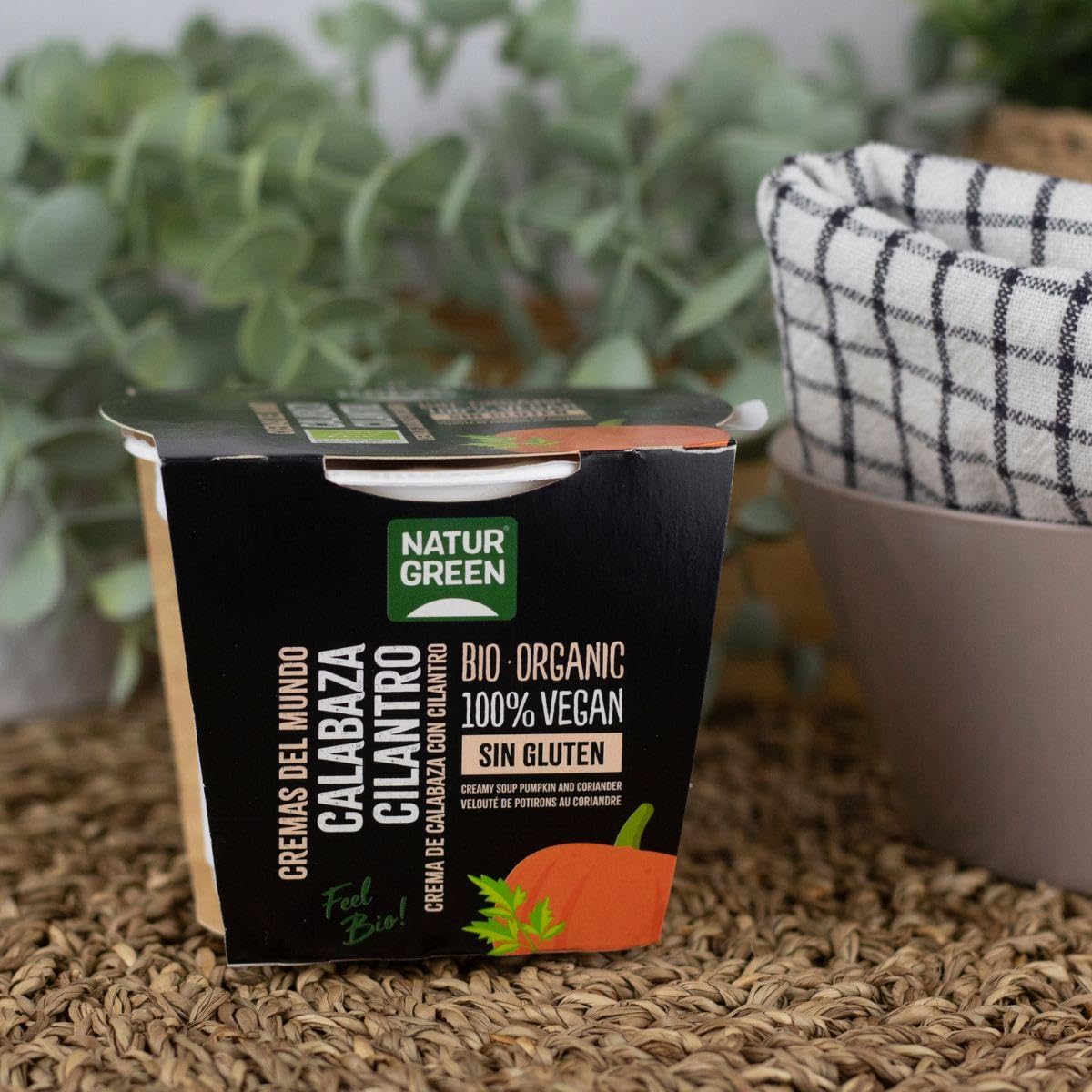 NATURGREEN CREMA CALABAZA CILANTRO 310 gr