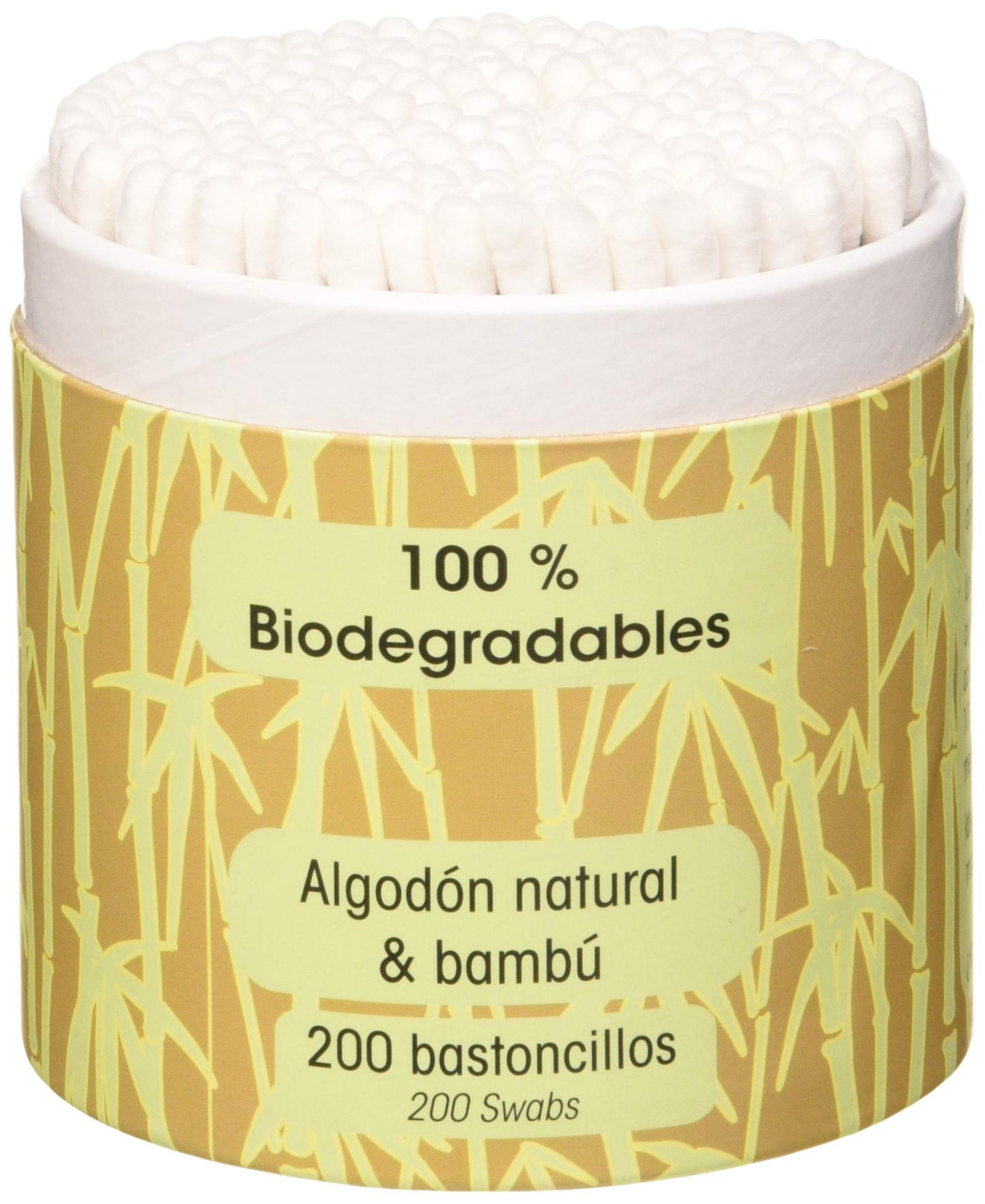 Vamboo Bastoncillos Algodon Bambu 200 U 100 ml