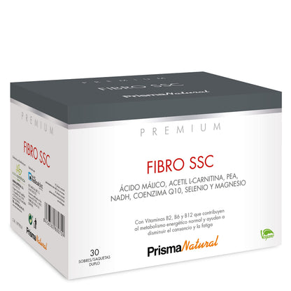 Prisma Natural Fibro SSC 60 Sobres Complemento alimenticio de la línea Prima Natural Premium apto para celíacos e intolerantes a la lactosa