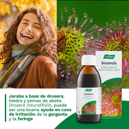 Drosinula® | Jarabe para la irritación de garganta y faringe* | 200 ml | A.Vogel, 100 mililitro, 1