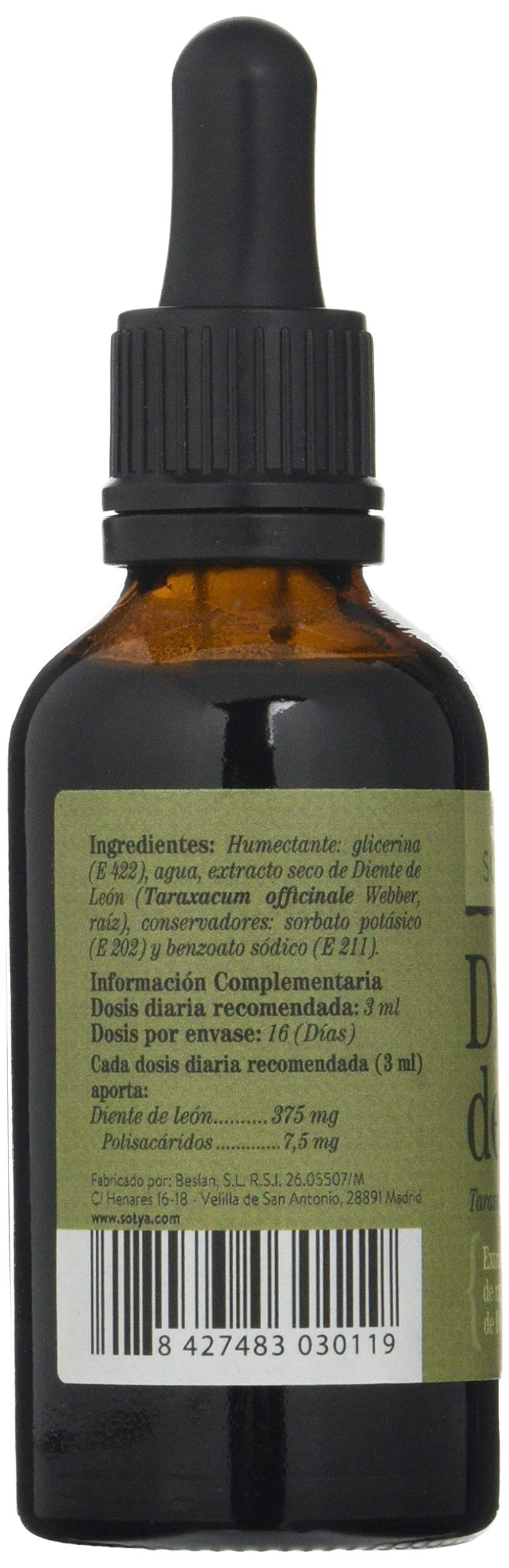 SOTYA - SOTYA Diente de León Fitoextracto 50ml