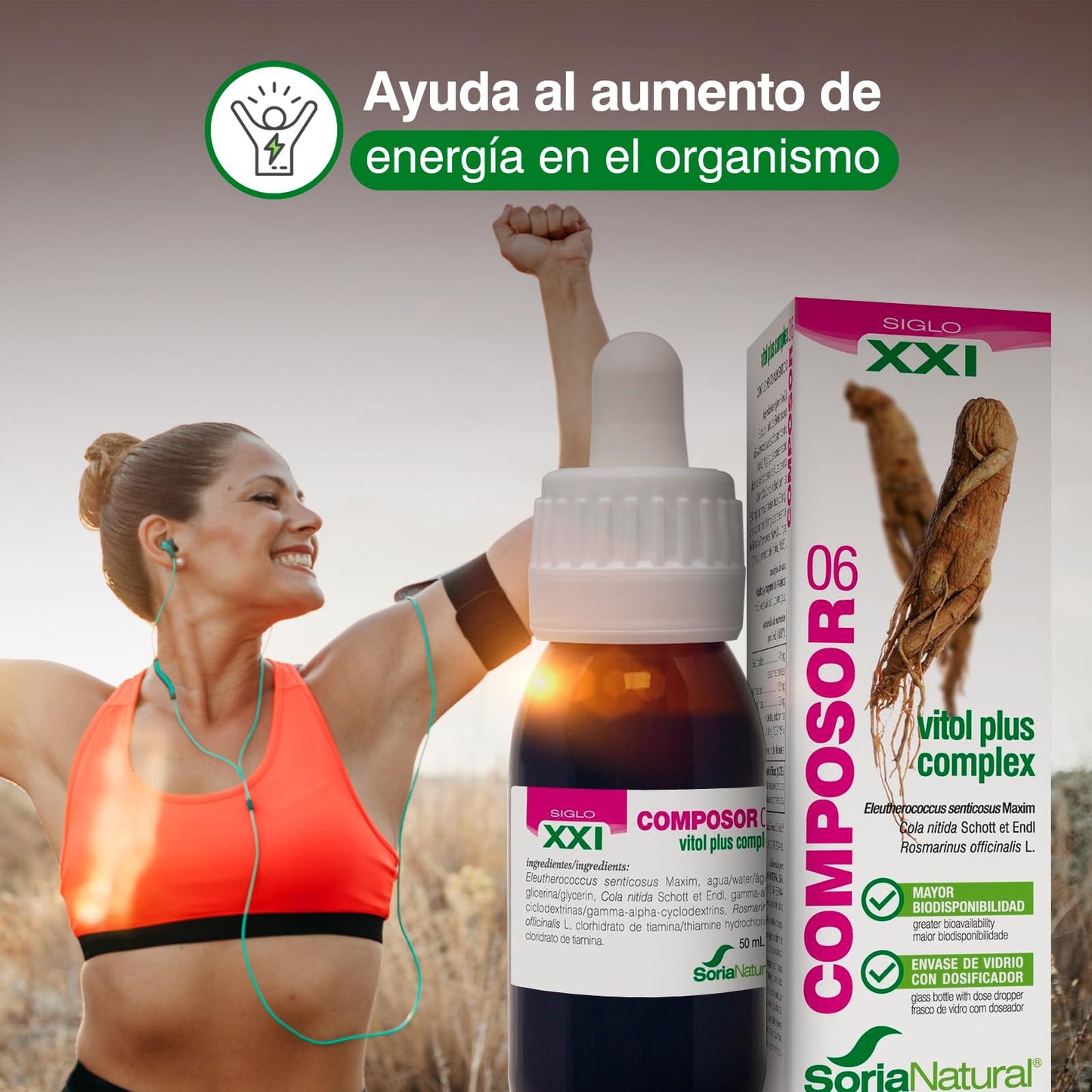 Soria Natural Composor 6 Vitol Plus Complex S. XXI - 50 mililitros