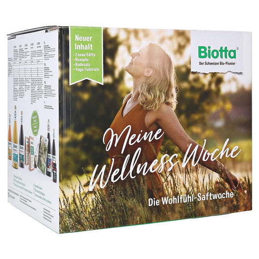 Biotta Semana Wellness | Zumos Detox 100% Biológicos | Desintoxicación Natural | Energía y Vitalidad | Suiza en Cada Botella | Todo Lo Necesario Para Una Semana de Depuración