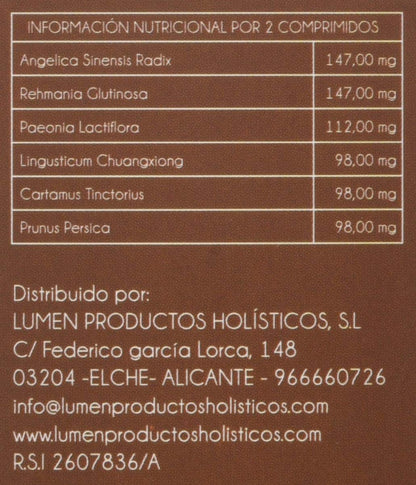 Lumen E.S. Estancamiento de Sangre 60Comp. Fitorient 300 ml