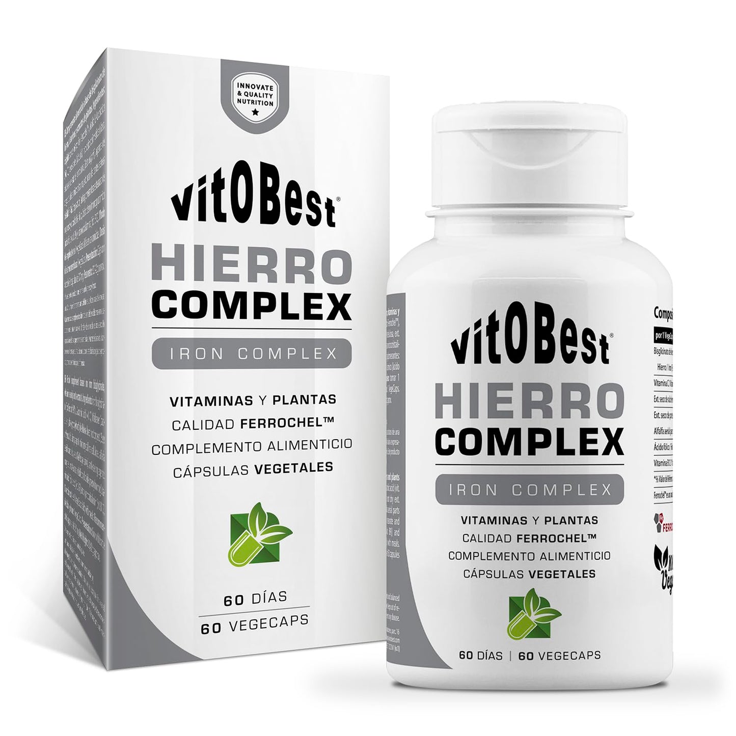 HIERRO COMPLEX 60 Caps. - Suplementos Alimentación y Suplementos Deportivos - Vitobest