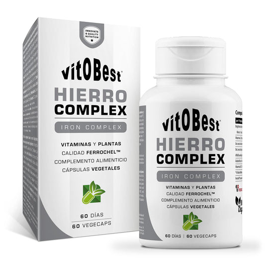 HIERRO COMPLEX 60 Caps. - Suplementos Alimentación y Suplementos Deportivos - Vitobest