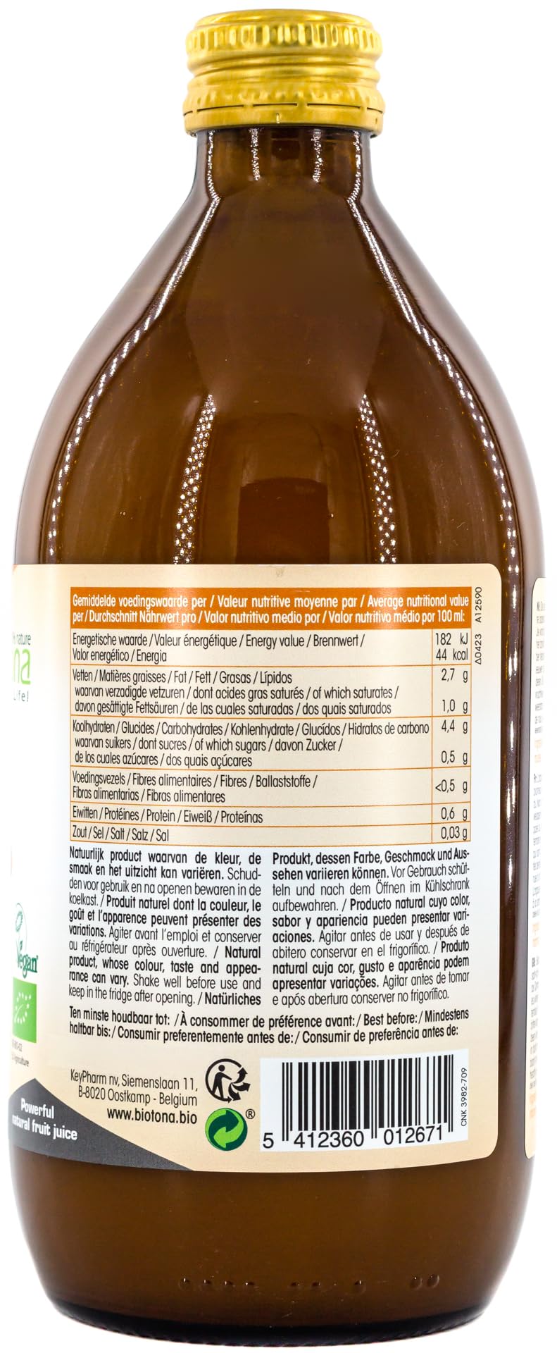 Biotona Jugo Espino Amarillo 500Ml Bio Biotona 500 g