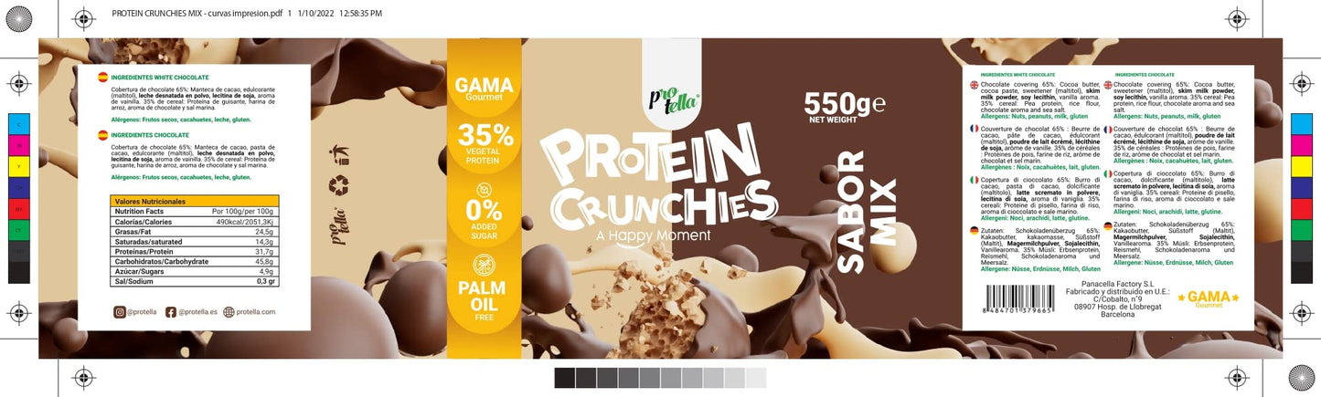 Protella Protein Crunchies Mix 700Gr. 400 g