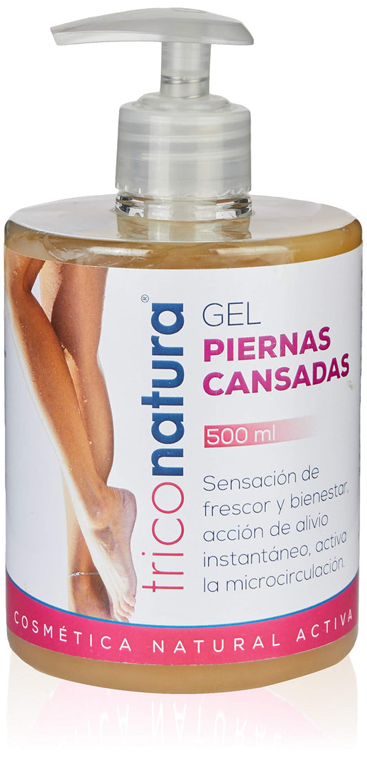 TRICONATUR Gel PIERNAS CANSADAS Efecto Frio, Negro, 500 ml (Paquete de 1)