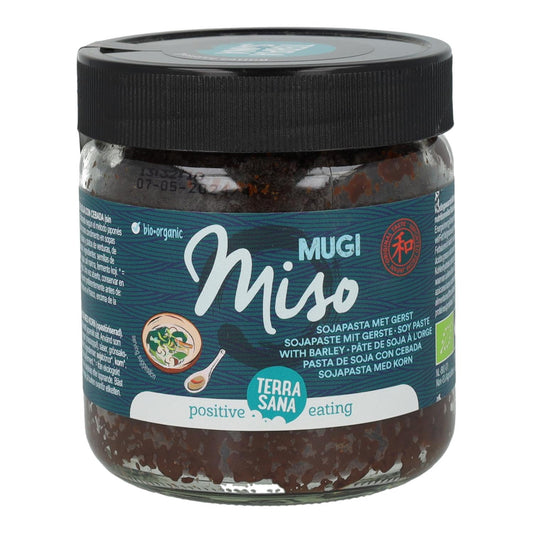 TERRASANA Mugi Miso Sin Pasteurizar Pasta De Soja Con Ceba, 450 g