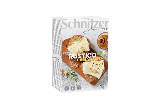 Pan Rústico con Amaranto Sin Gluten Ecológico Schnitzer (2x250gr)