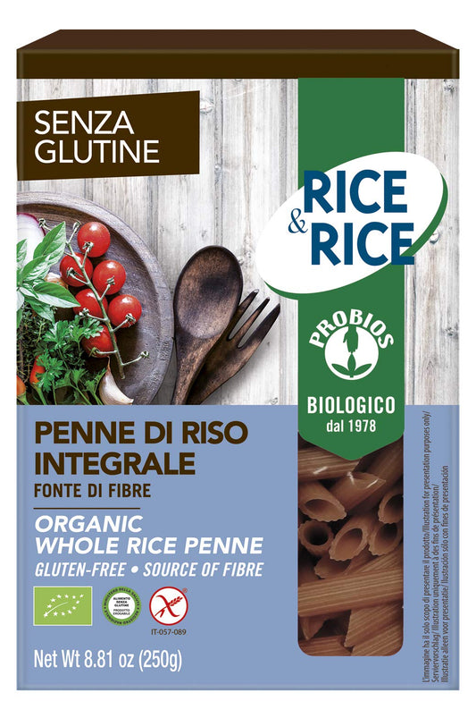 Rice&Rice Macarrones 100 Arroz Integral Bio 250 Gr Sin Glut Arroz Y Pasta 100 g