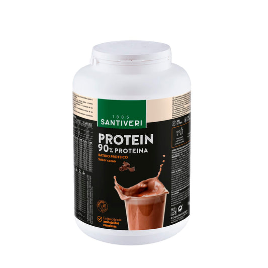 Santiveri - Proteína 90 Instante Cacao Alimento Suplemento - 1kg