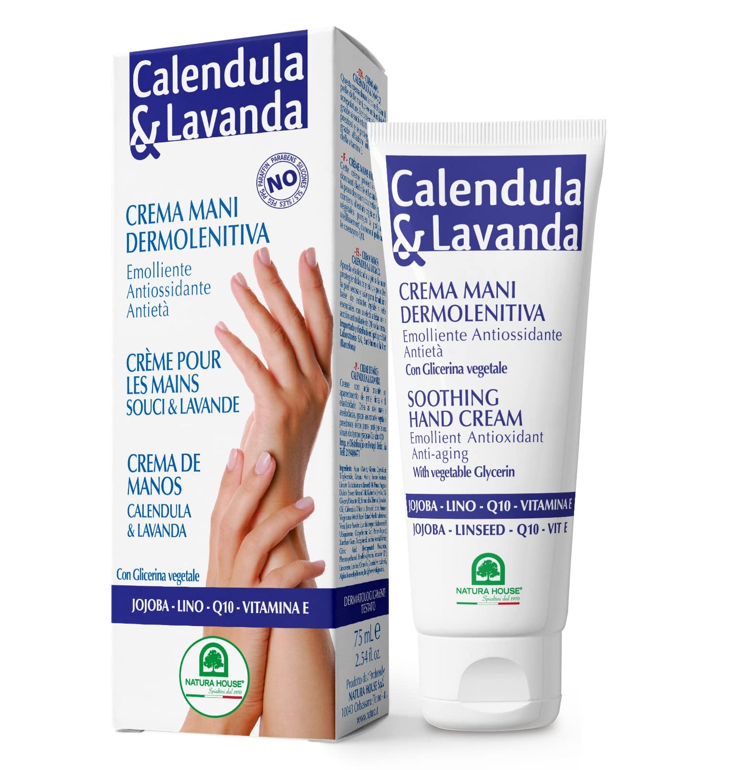 Sakaí Manos Crema Calendula+Lavanda 75 Ml, Multicolor, Estándar, 75