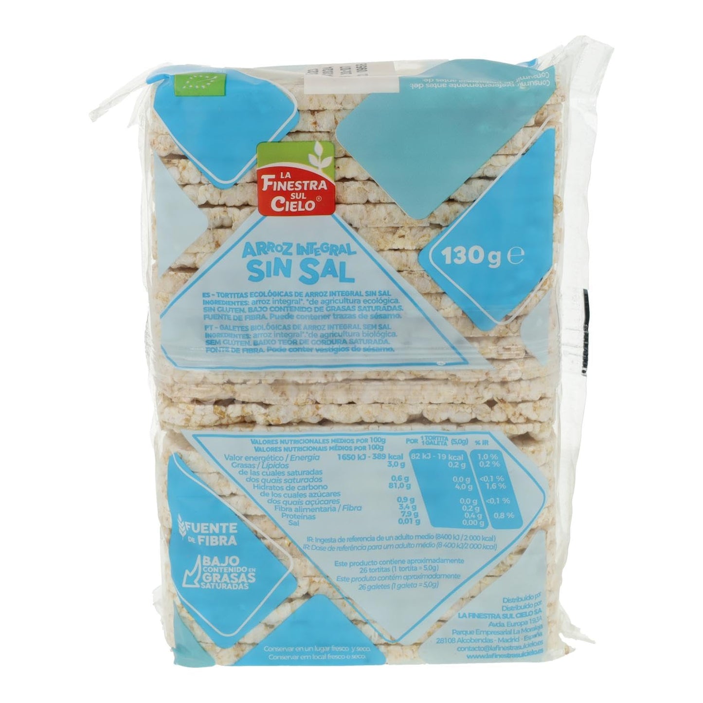 TORTITAS SOFFIETTE DE ARROZ 130gr. BIO S/SAL