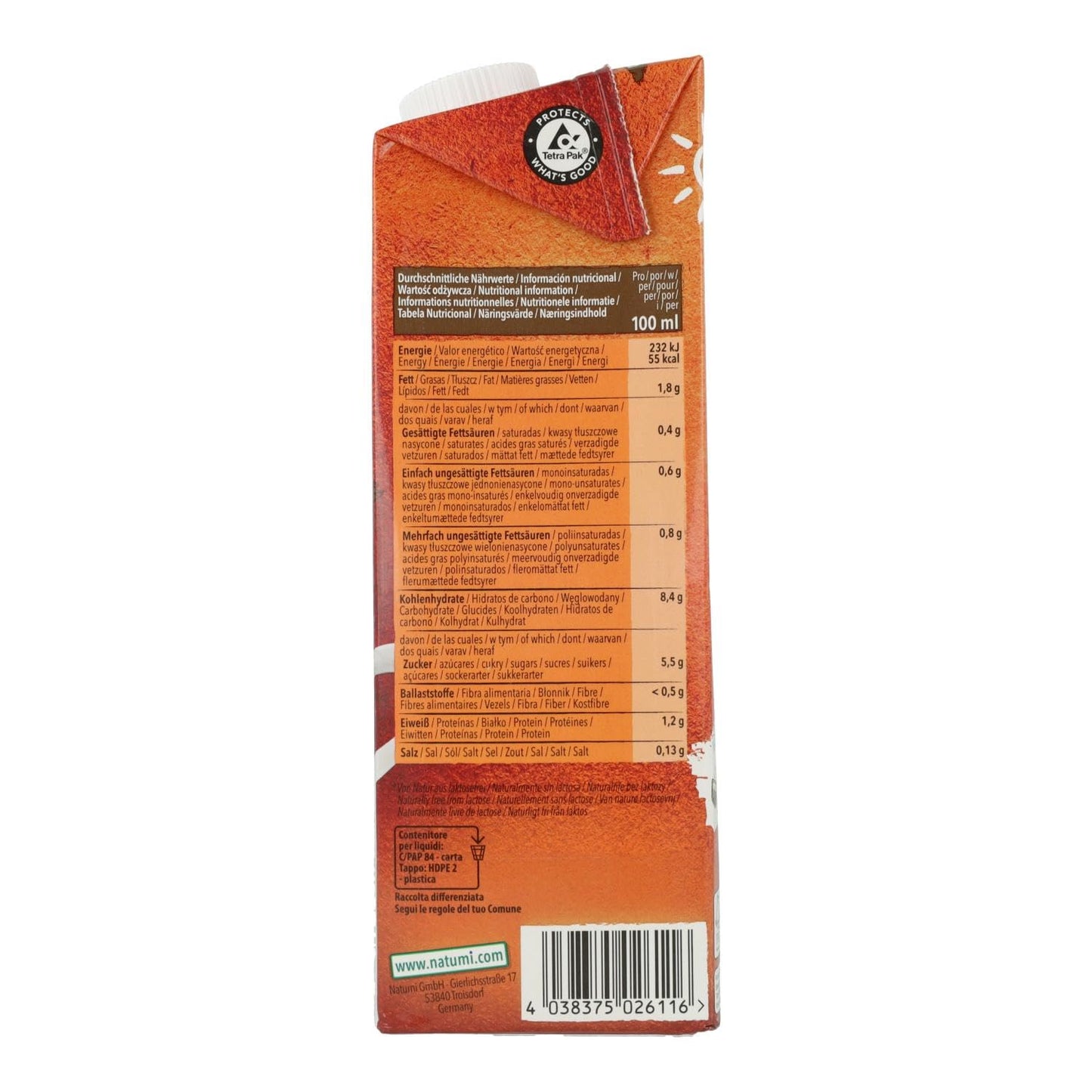 Natumi Bebida Avena Barista 1L 1L - 300 g