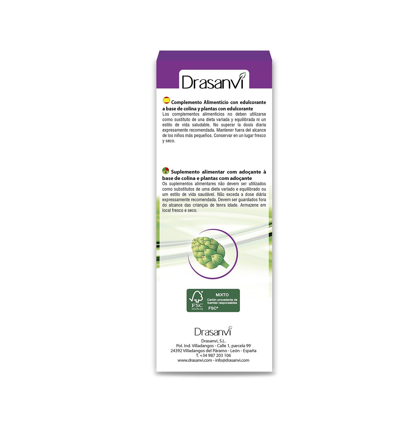 DRASANVI Epatik con Colina, Desmodium, Cardo Mariano y Otros Extractos| Para la Función Hepática | Desintoxicación y Depuración del Organismo | Contiene Vitamina B6 | 250 ml = 8 Días| Sabor Limón