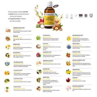 PRANARÔM - Aceite Vegetal - Zanahoria Bio - 50ml.
