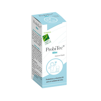 100% Natural - ProbiTec Niños 1 Vitamina D. Envase Mensual 7,5 Mililiter