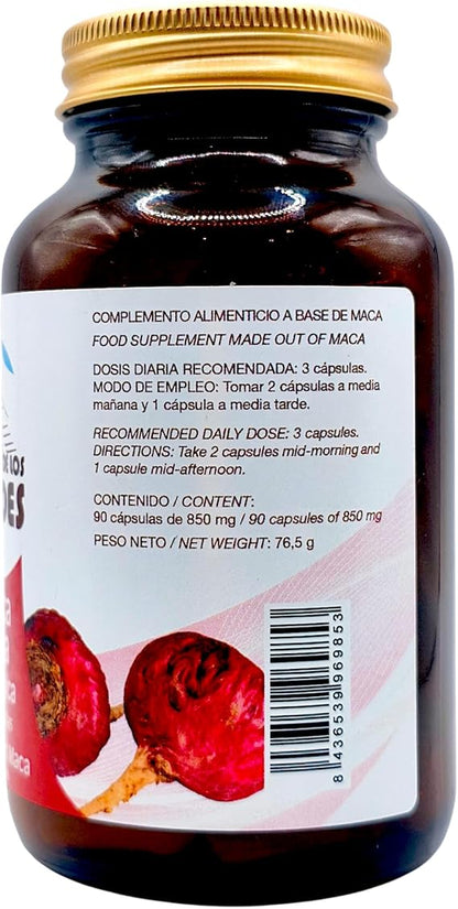 Maca Roja 90caps ECO. El Oro de los Andes