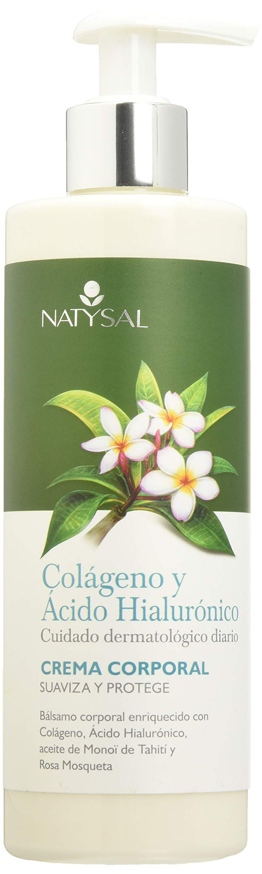 Natysal Loción Corporal De Colágeno Y Ácido Hialurónico 300 Ml, Multicolor