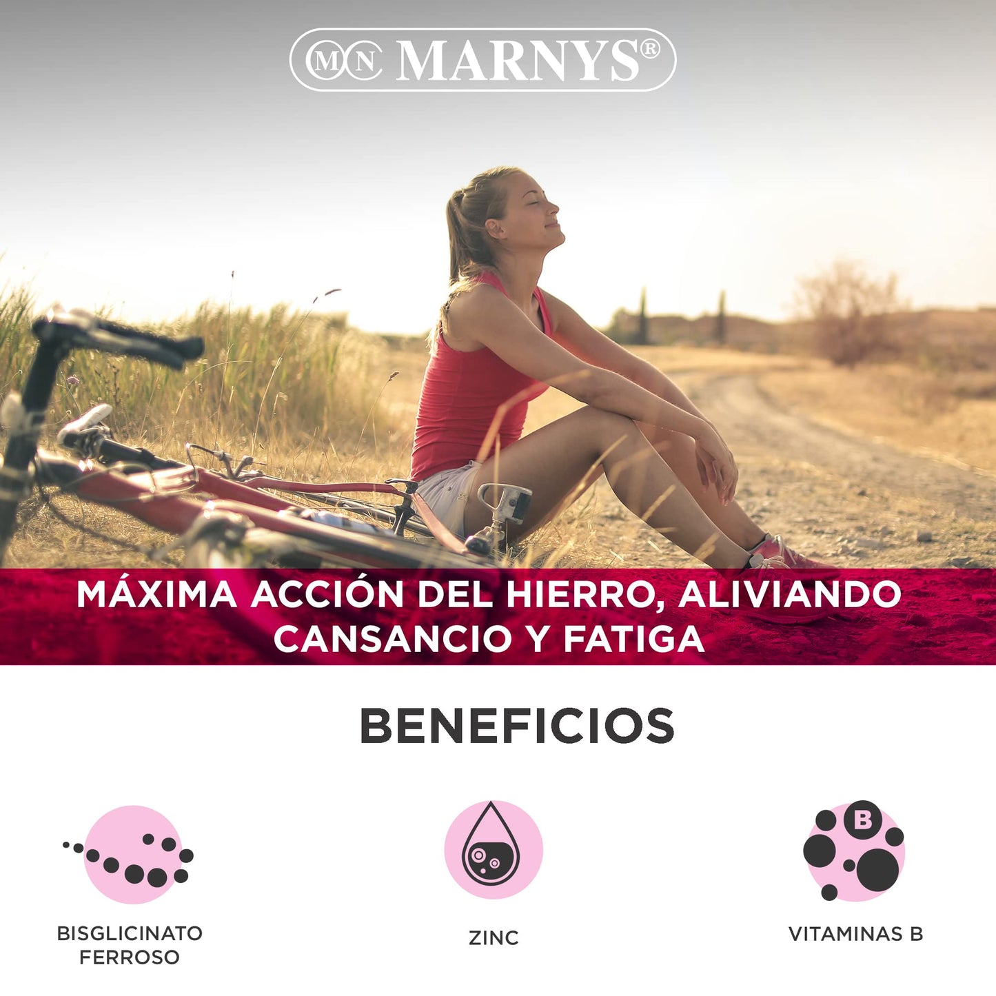 Ferrobine Max - Hierro, Zinc Y Vitaminas - Fortalecer el Cuerpo, Aliviando Cansancio y Fatiga - Para 1 Mes - 20 Viales Monodosis Con Sabor Cereza
