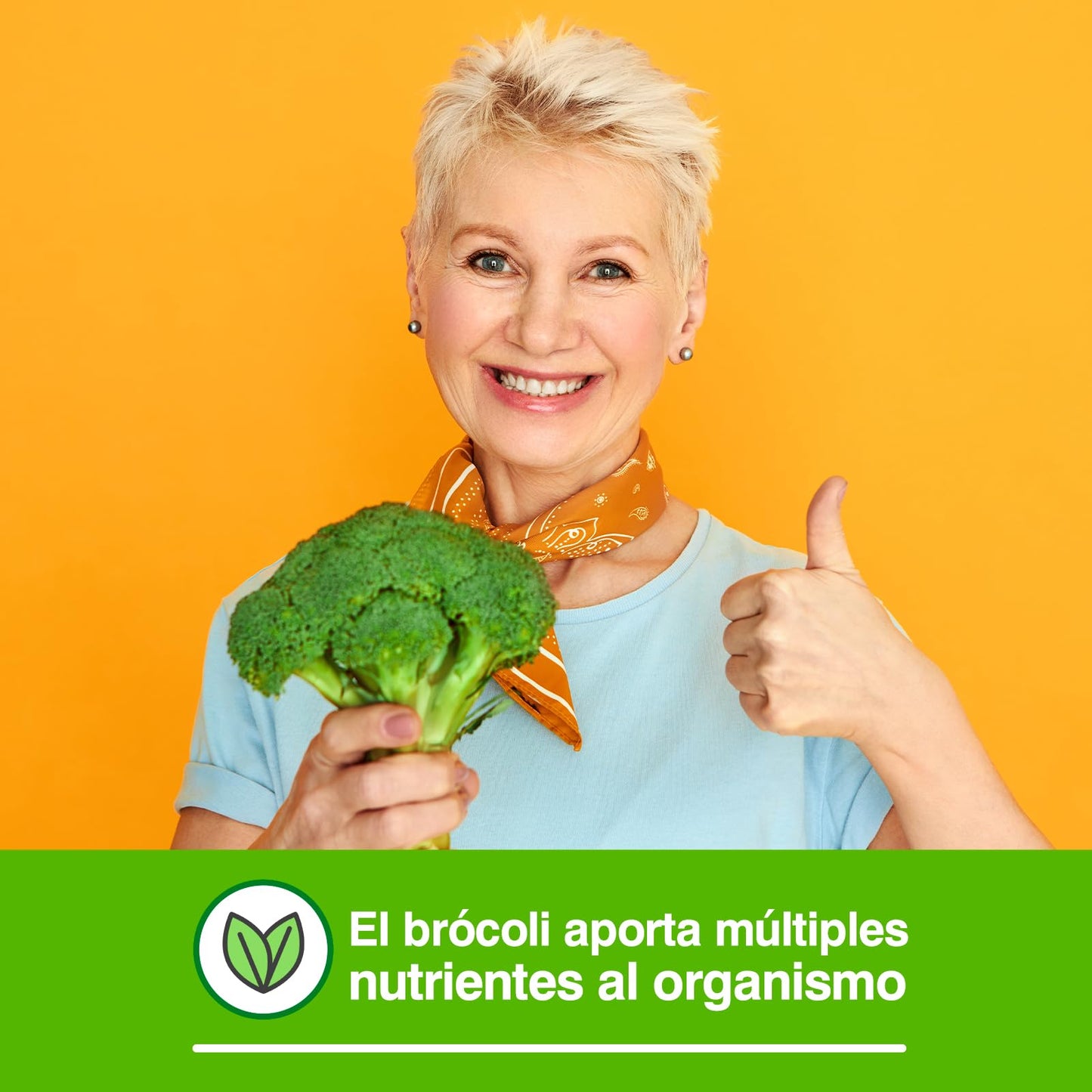 Soria Natural Verde de Brócoli - Fuente Rica en Vitaminas, Minerales y Oligoelementos - Propiedades Antioxidante y Detoxificante - Ayuda a Combatir el Estrés Oxidativo - 80 cápsulas de 580 mg.