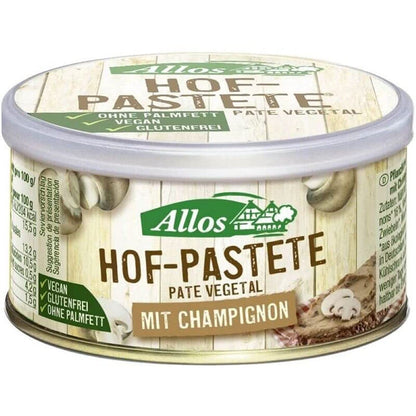 Allos Paté Vegetal Con Champiñones Bio, 25g