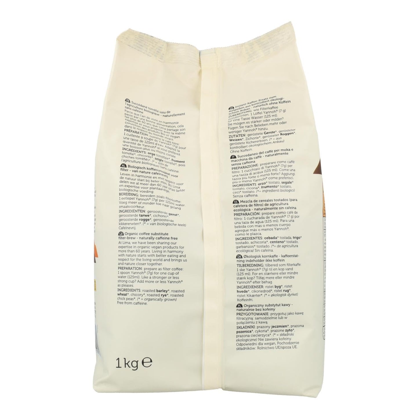 Lima YANNOH Original Filtro 1KG Bio, Negro, 1 kg (Paquete de 1), 1000