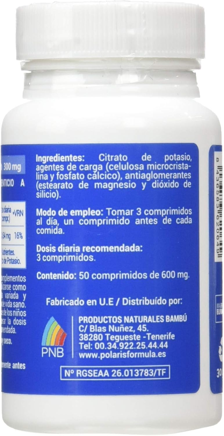 POLARIS CITRATO DE POTASIO 300 MG 50 COMP