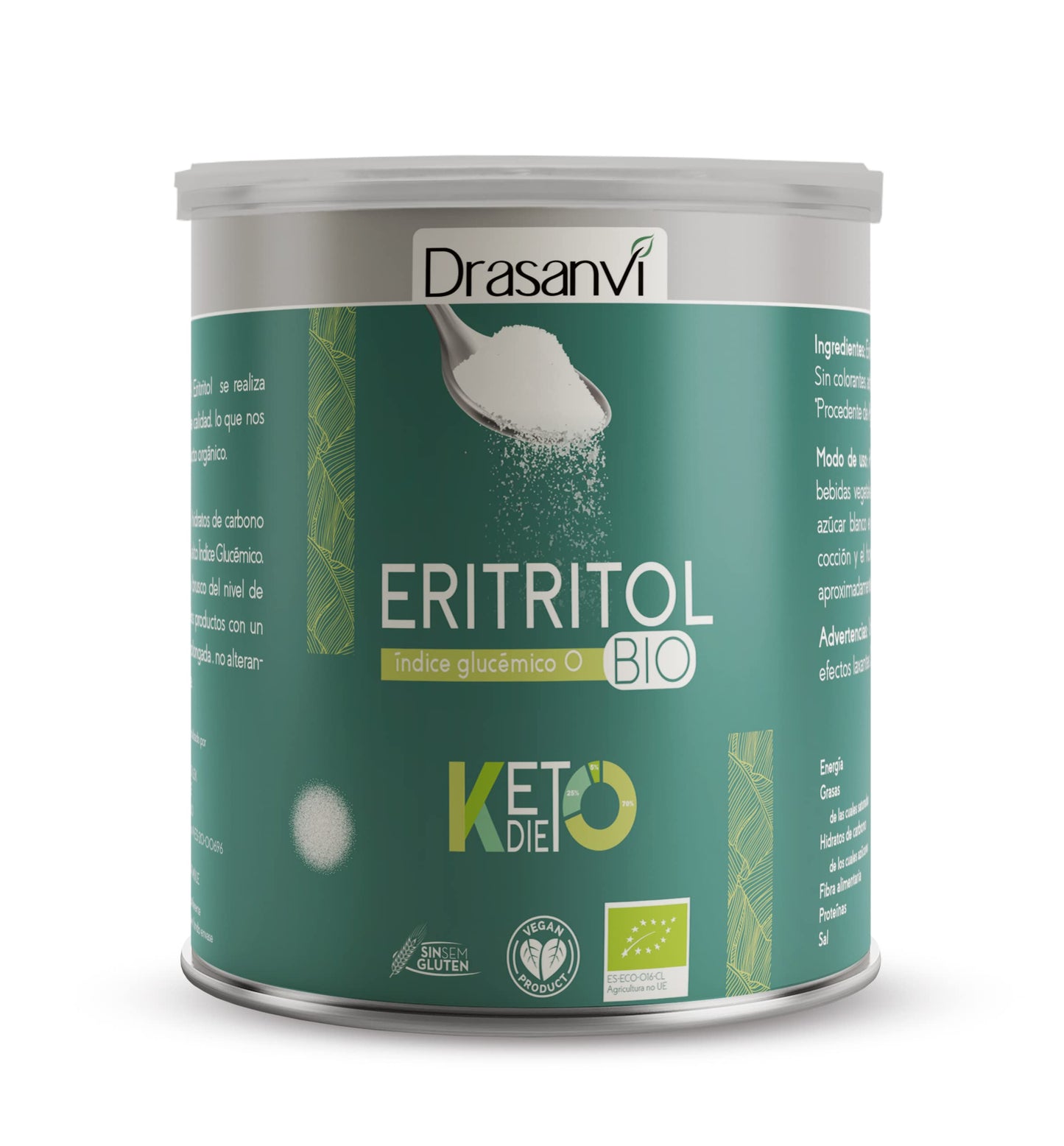 Drasanvi Eritritol 500Gr. 500 ml