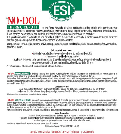 ESI No Dol Thermo Parches - 19 gr