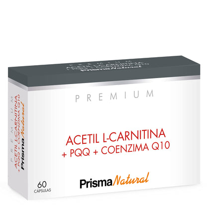 Prisma Natural Acetil L-Carnitina+Ppq+Q10 60Cap, 731.544mg