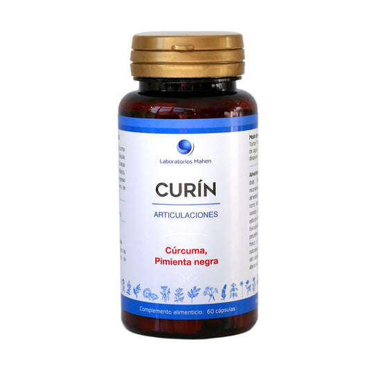 Laboratorios Mahen Curin de Mahen Con cúrcuma y pimienta negra 50 gr