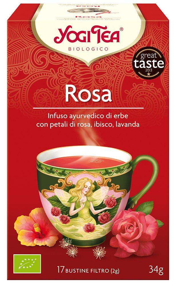 Yogi Tea Infusión de Hierbas Rose - 17 bolsitas