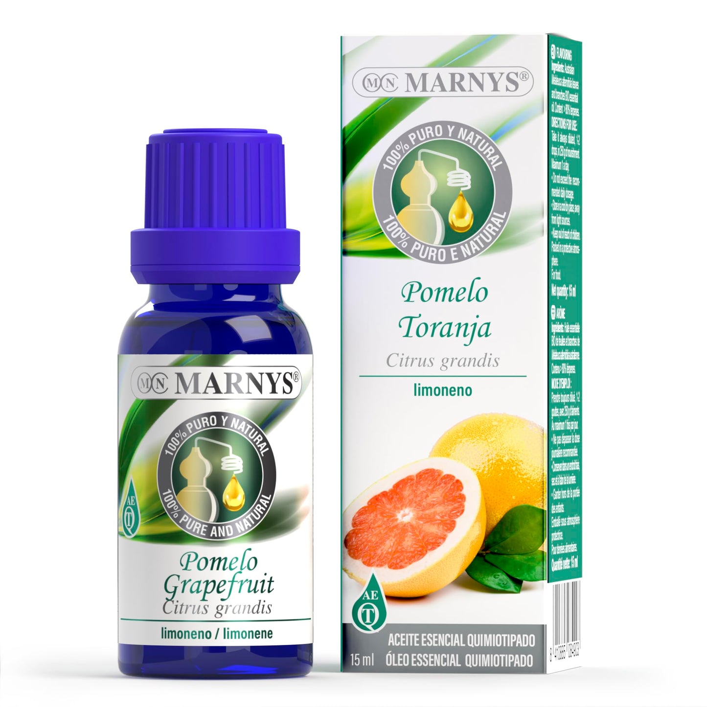 MARNYS Aceite Esencial Pomelo 100% Puro Quimiotipado 15ml