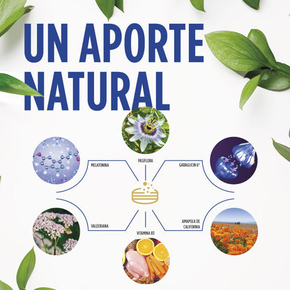 Buenas Noches Total - 30 Comprimidos - Ayuda a Conciliar el Sueño y a un Mejor Descanso - Propiedades Relajantes - Efecto Inmediato y Prolongado - Eladiet