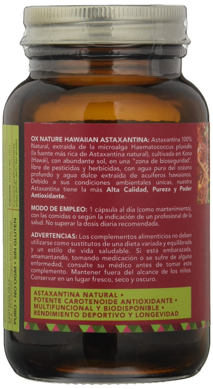 Hawaiian Astaxanthin 60 Capsulas