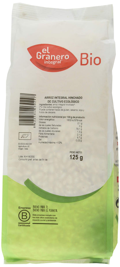 ARROZ INTEGRAL HINCHADO BIO 125 gr