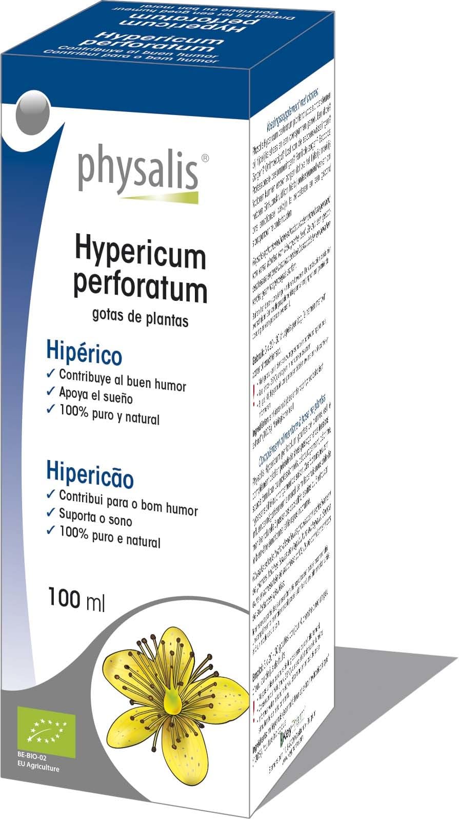 Physalis Gotas de plantas Hypericum perforatum 100 ml