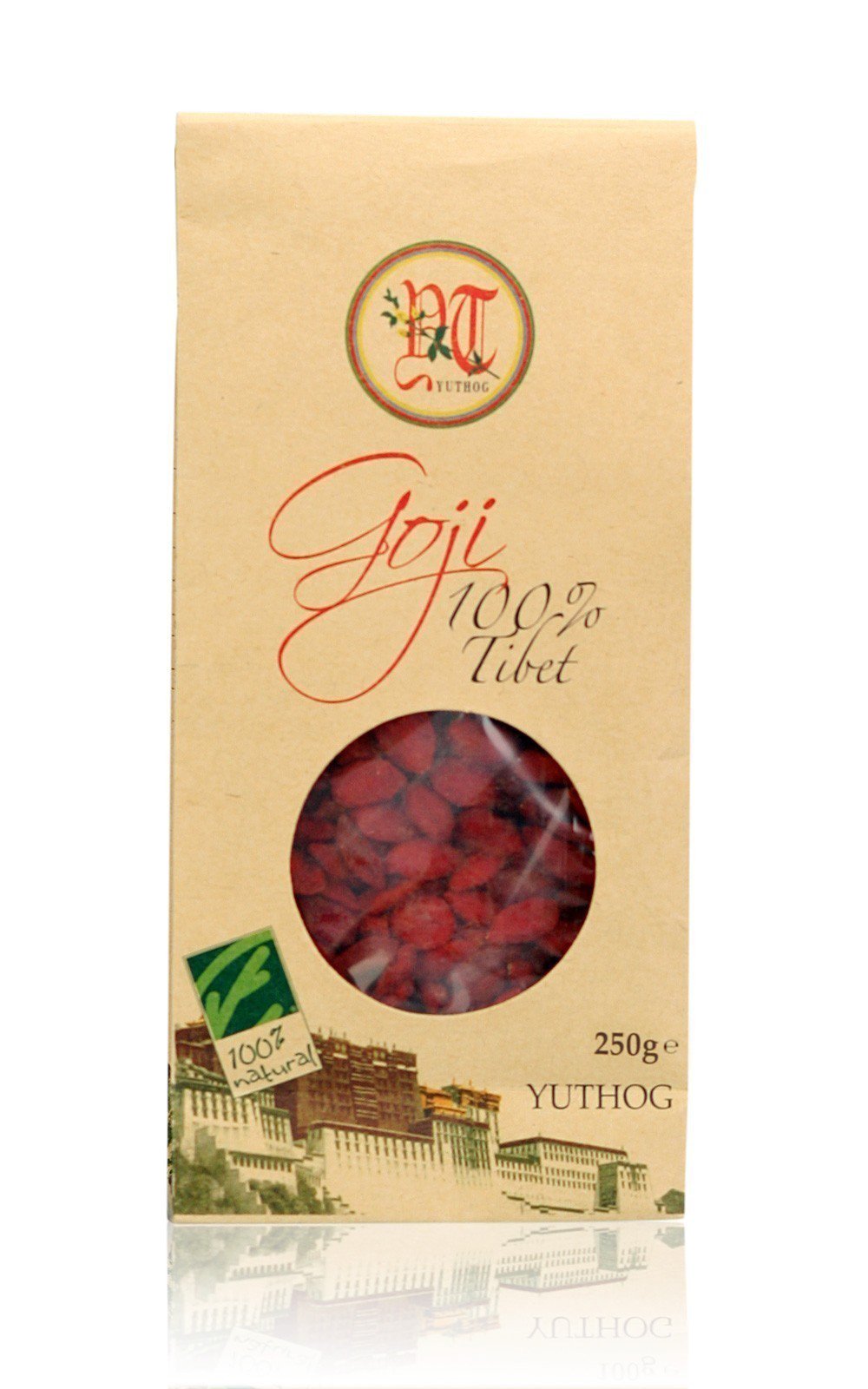 100% Natural Baya de Goji del Tibet (Yuthong). Bolsa de 250 gr.