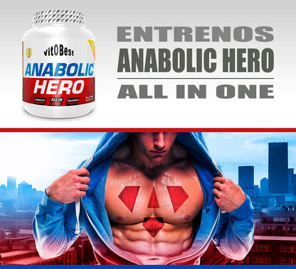 ANABOLIC HERO 3 lb - Suplementos Alimentación y Suplementos Deportivos - Vitobest (Vainilla)