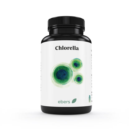 Ebers Chlorella 400 Mg - 90 comprimidos - Desintoxicación metales pesados., 90 unidad, 1
