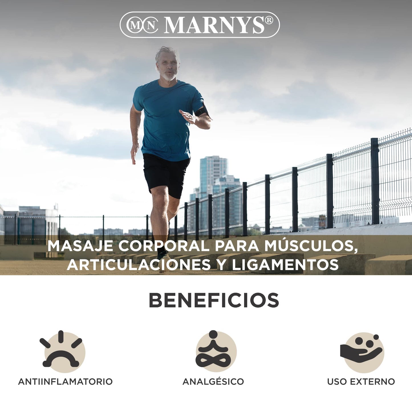 MARNYS Artohelp Aceite de Masaje Deportivo para Músculos, Articulaciones y Ligamentos Spray 50ml