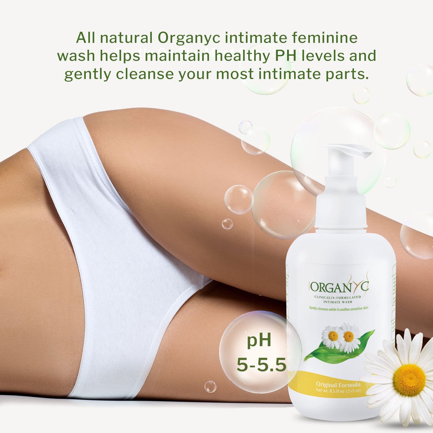 Organyc Gel Intimo Manzanilla, 250 Mililitro