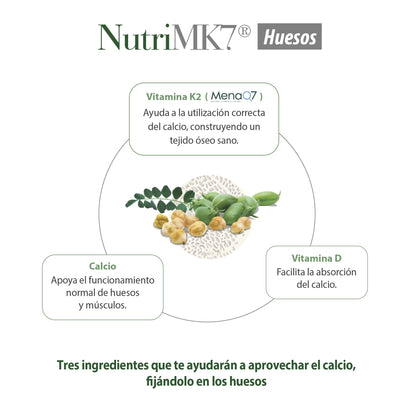 Cien Por Cien Natural Nutrimk7 Huesos 60Cap. 0.05 50 g
